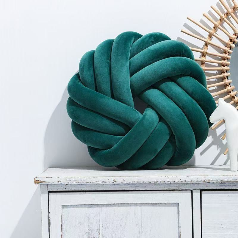 Spandex Crystal Disc Flower Cushion (with Core)