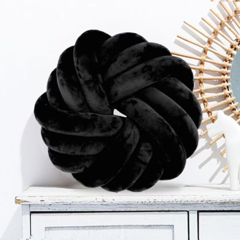 Spandex Crystal Disc Flower Cushion (with Core)